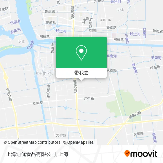 上海迪优食品有限公司地图