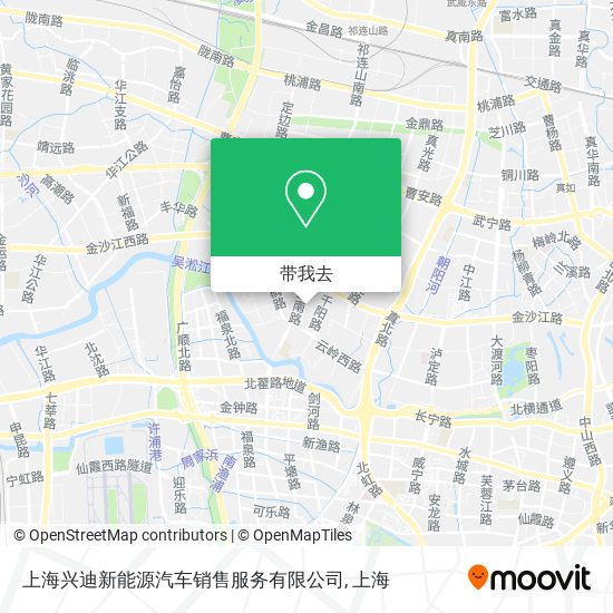 上海兴迪新能源汽车销售服务有限公司地图