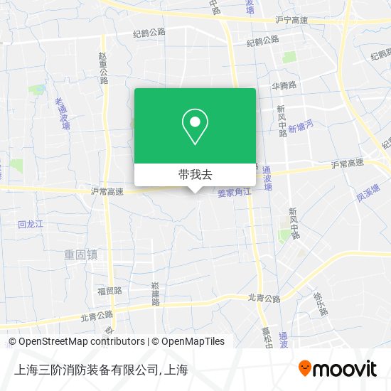 上海三阶消防装备有限公司地图