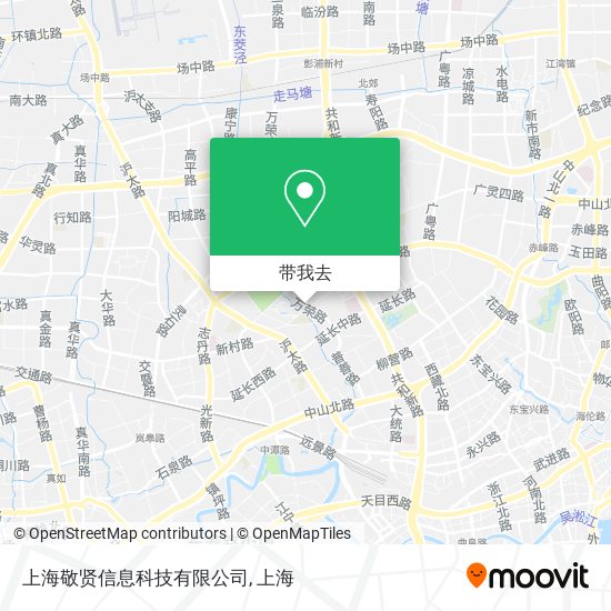 上海敬贤信息科技有限公司地图