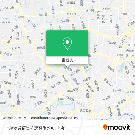 上海敬贤信息科技有限公司地图