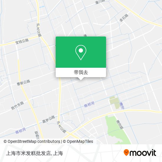 上海市米发糕批发店地图