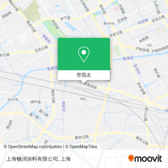 上海畅消涂料有限公司地图