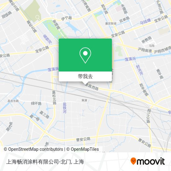 上海畅消涂料有限公司-北门地图