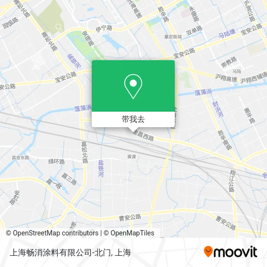 上海畅消涂料有限公司-北门地图