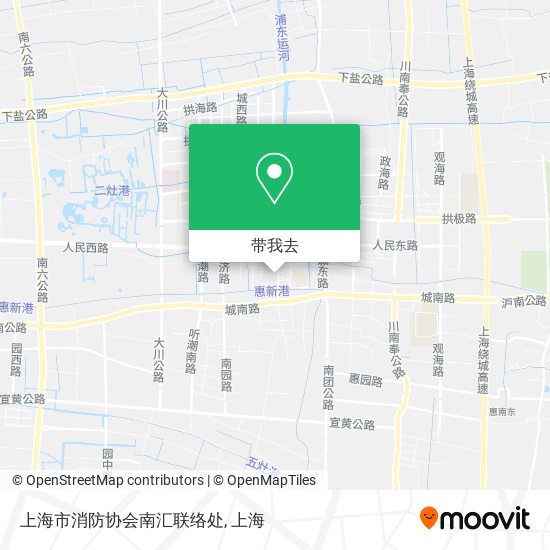 上海市消防协会南汇联络处地图