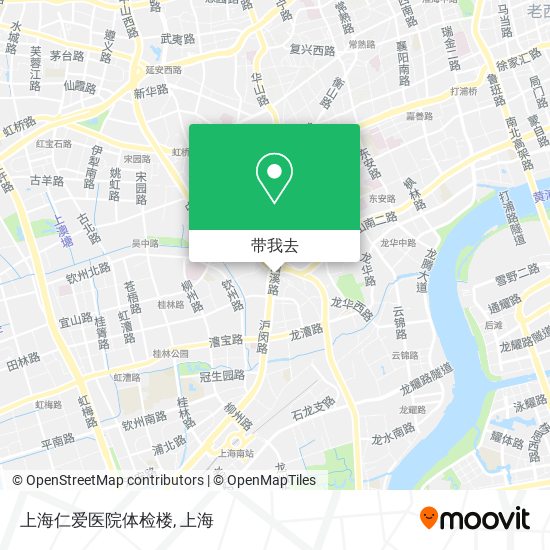 上海仁爱医院体检楼地图