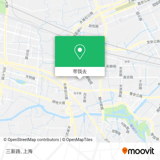 三新路地图