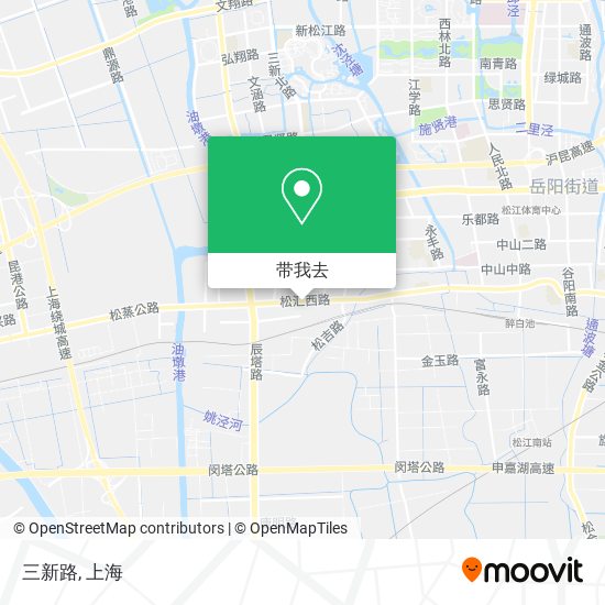 三新路地图