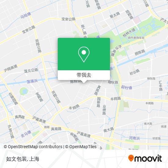如文包装地图