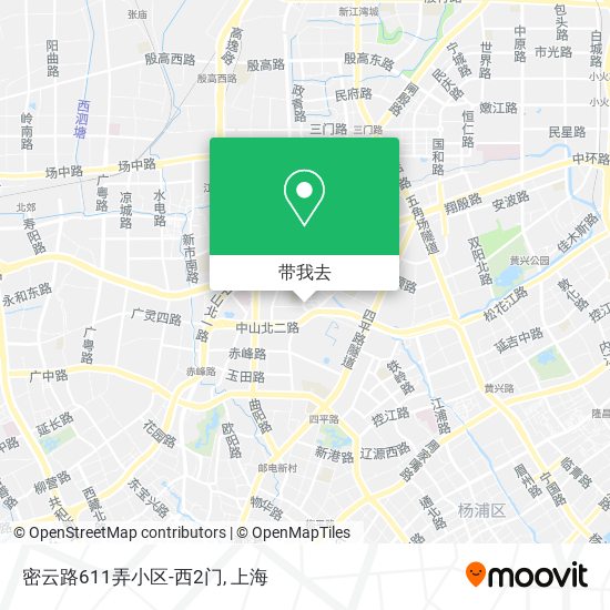 密云路611弄小区-西2门地图