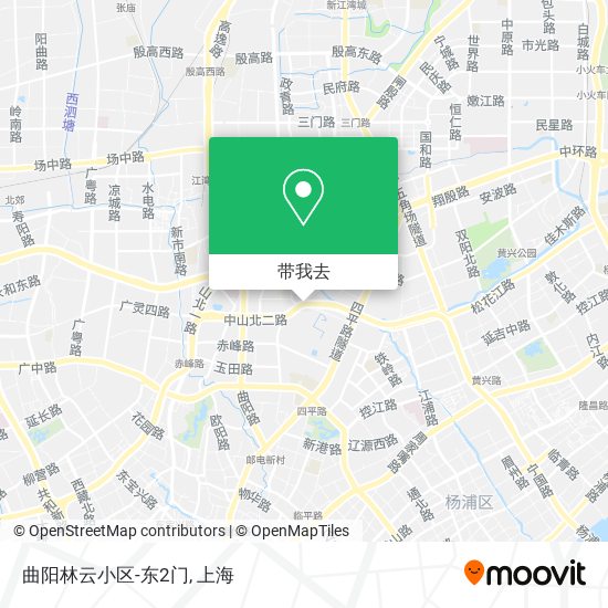 曲阳林云小区-东2门地图