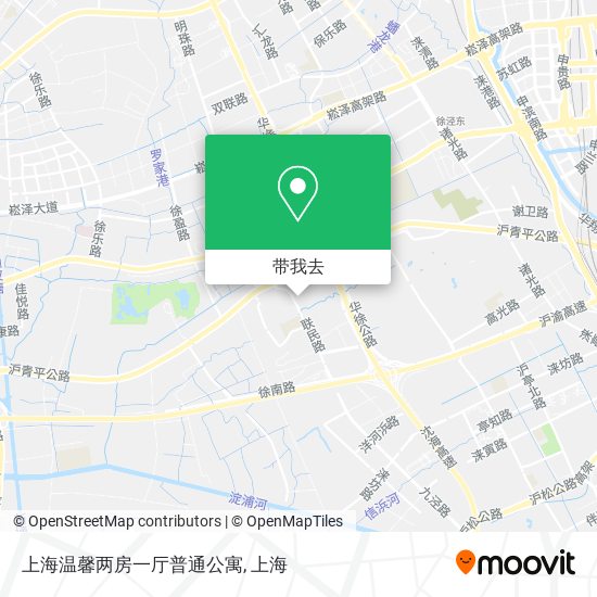 上海温馨两房一厅普通公寓地图