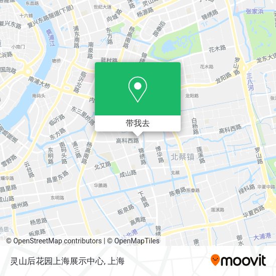 灵山后花园上海展示中心地图