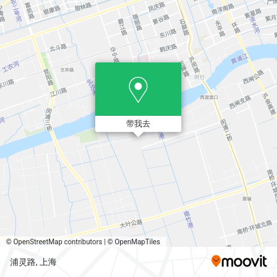 浦灵路地图