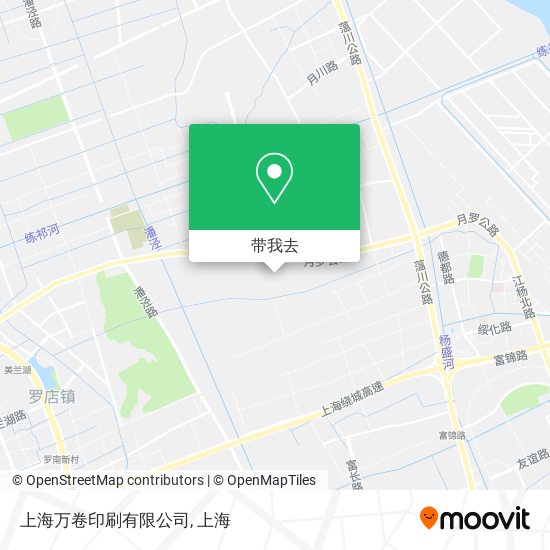 上海万卷印刷有限公司地图