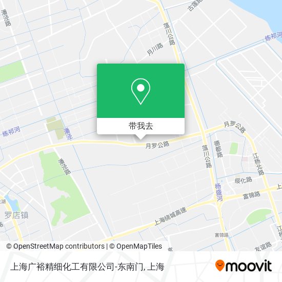 上海广裕精细化工有限公司-东南门地图