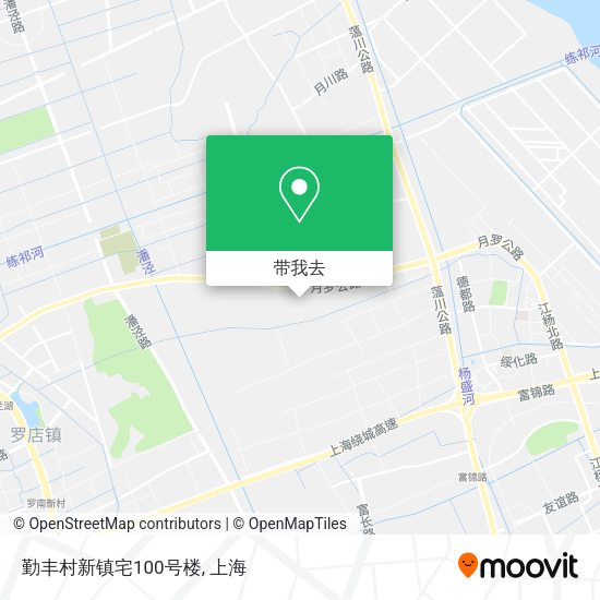 勤丰村新镇宅100号楼地图