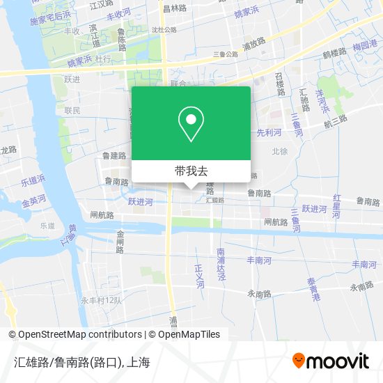 汇雄路/鲁南路(路口)地图