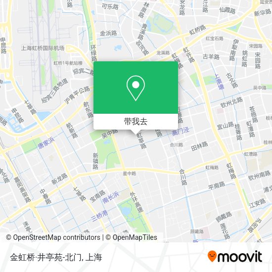 金虹桥·井亭苑-北门地图