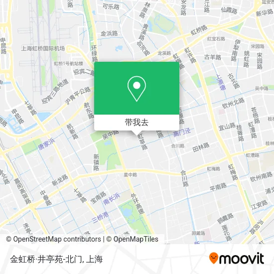 金虹桥·井亭苑-北门地图