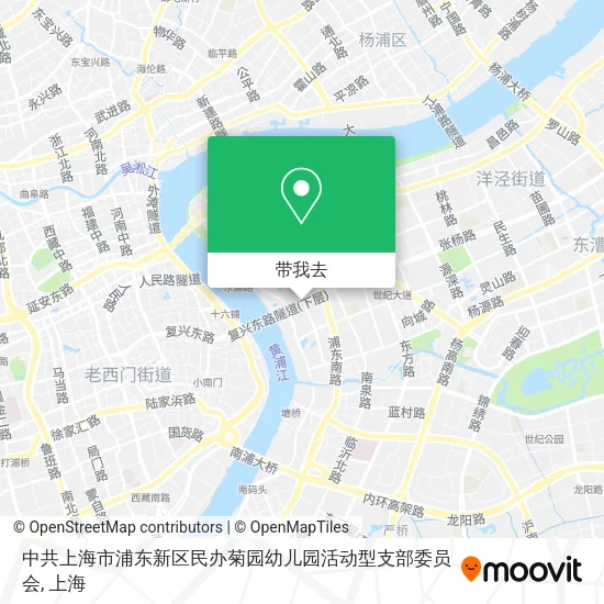 中共上海市浦东新区民办菊园幼儿园活动型支部委员会地图