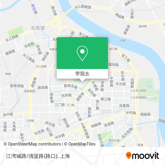 江湾城路/清波路(路口)地图