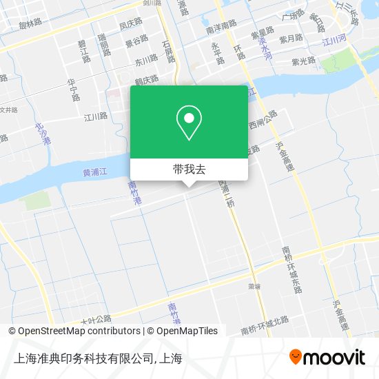 上海准典印务科技有限公司地图