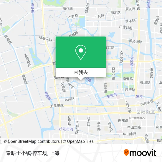 泰晤士小镇-停车场地图