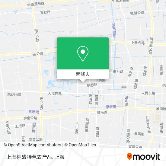 上海桃盛特色农产品地图