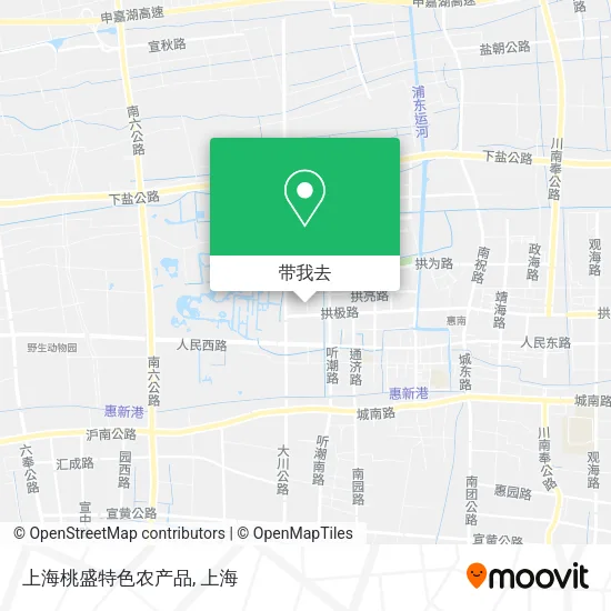 上海桃盛特色农产品地图