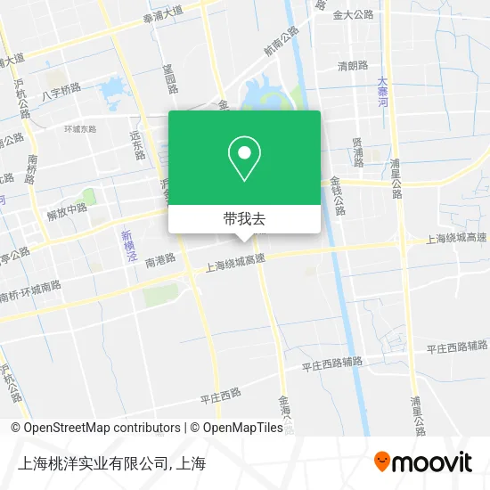 上海桃洋实业有限公司地图