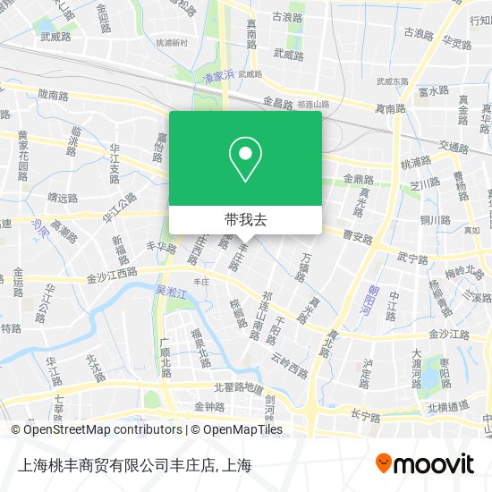 上海桃丰商贸有限公司丰庄店地图