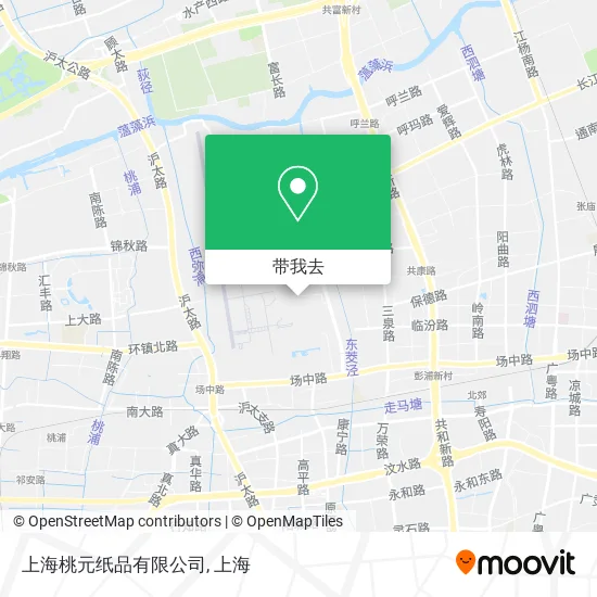 上海桃元纸品有限公司地图