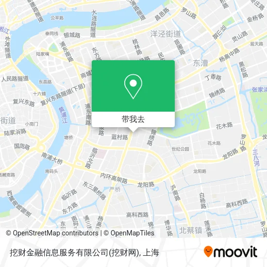 挖财金融信息服务有限公司(挖财网)地图