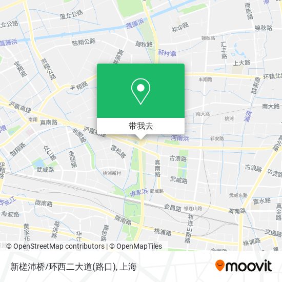 新槎沛桥/环西二大道(路口)地图