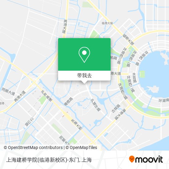 上海建桥学院(临港新校区)-东门地图