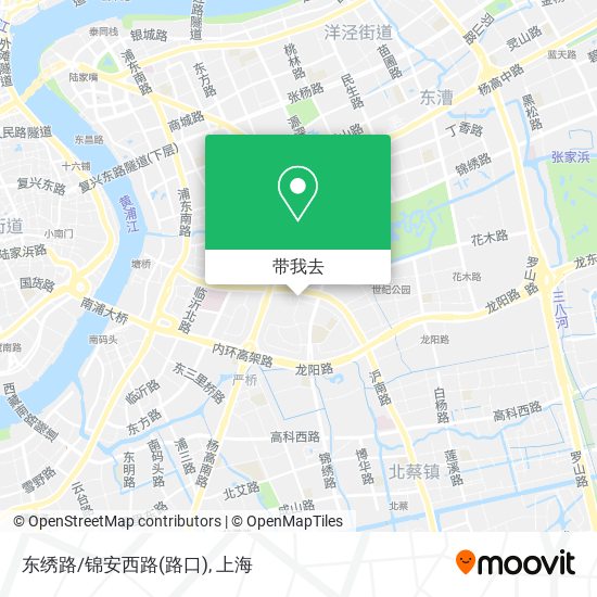 东绣路/锦安西路(路口)地图