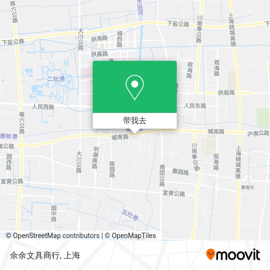余余文具商行地图