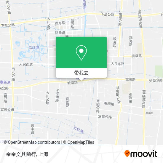 余余文具商行地图