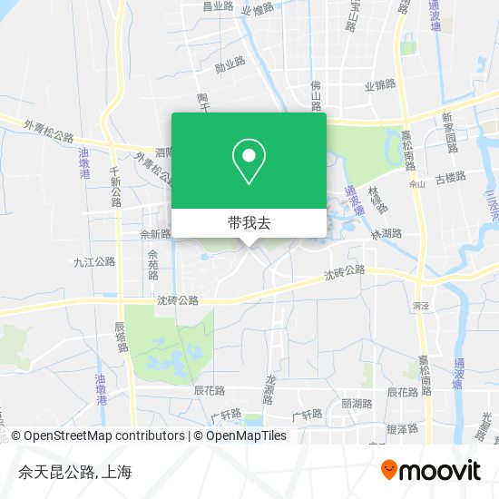 佘天昆公路地图