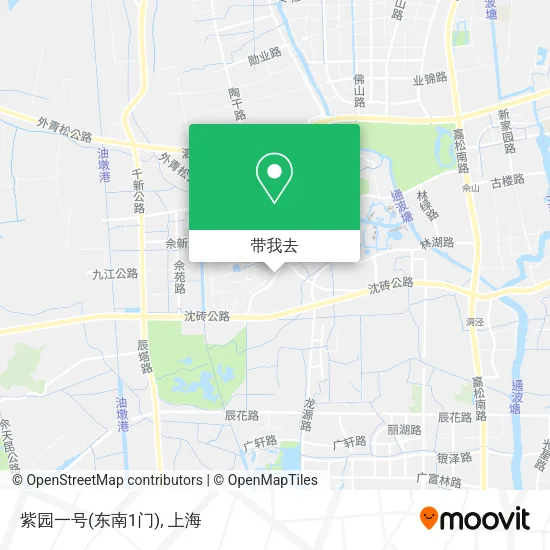 紫园一号(东南1门)地图
