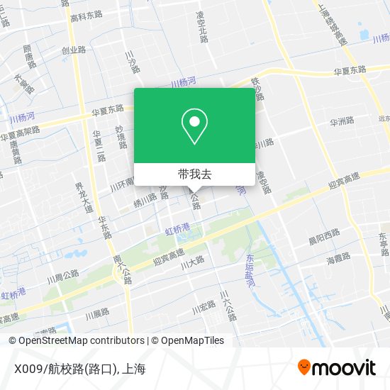 X009/航校路(路口)地图