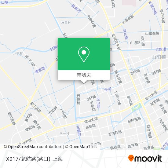 X017/龙航路(路口)地图
