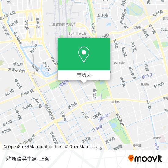 航新路吴中路地图