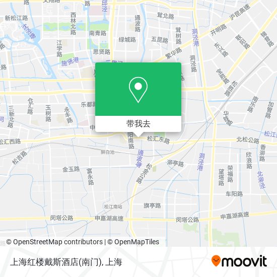 上海红楼戴斯酒店(南门)地图