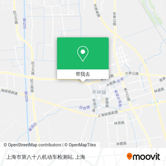上海市第八十八机动车检测站地图
