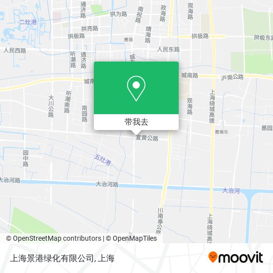 上海景港绿化有限公司地图