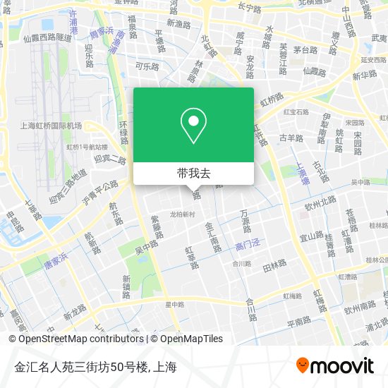 金汇名人苑三街坊50号楼地图