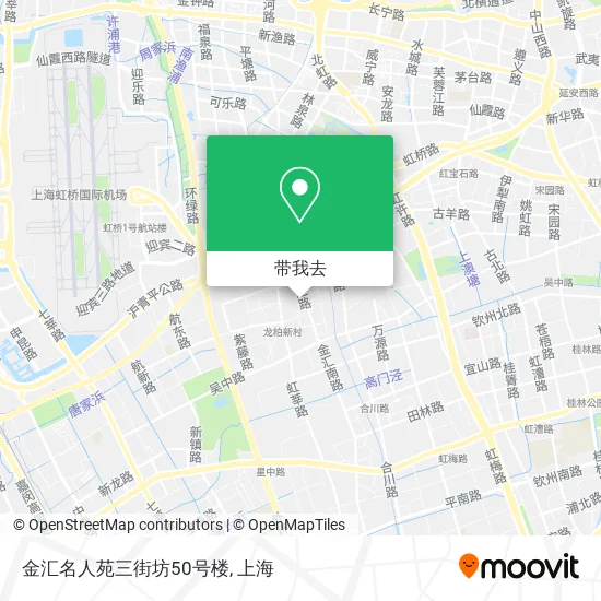 金汇名人苑三街坊50号楼地图